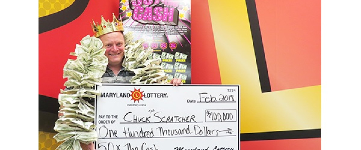 Lonely looking scratch card wins Chuck the Scratcher $100,000