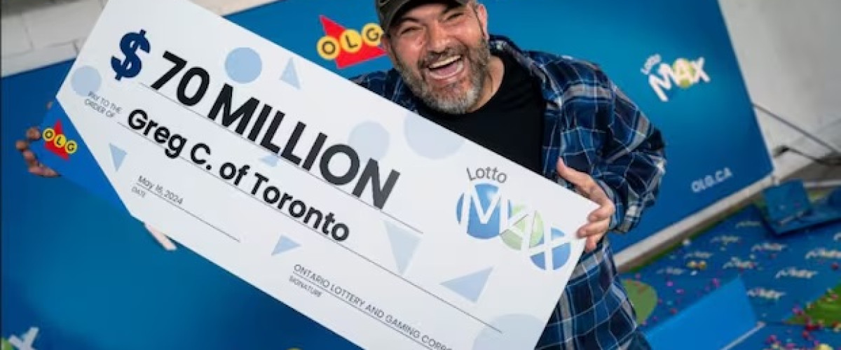 $70 million Lotto Max Falls Off his Chair In Shock