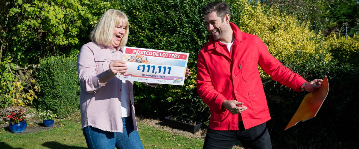 Special Delivery for £111,111 Postcode Lottery Winner