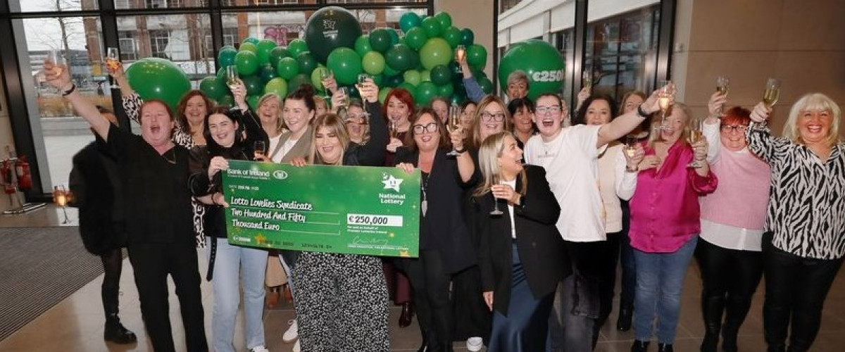 Pandemonium as ‘Lotto Lovelies’ Celebrate €250,000 Lottery Win